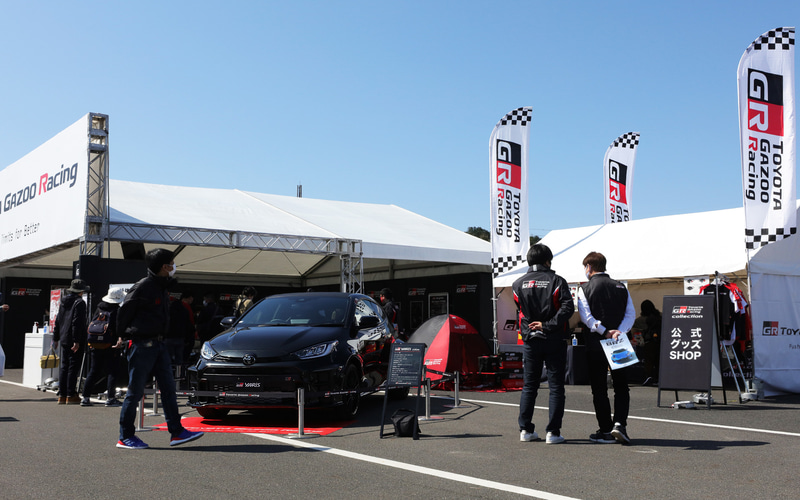 GR 86を展示するToyota Gazoo Racingブース