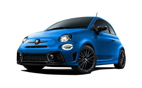 アバルト、新色マットブルーを選択できる「595」のカスタマイズ