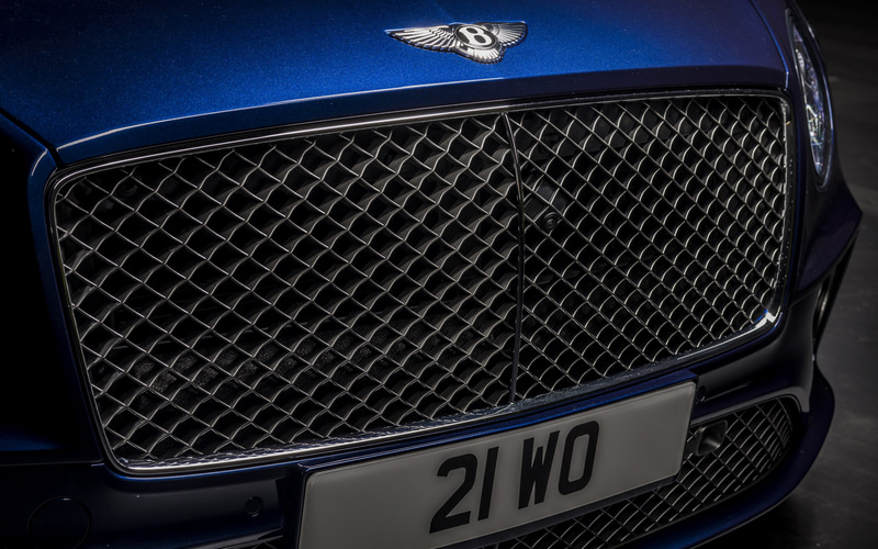 ダークティントのラジエターグリルを採用