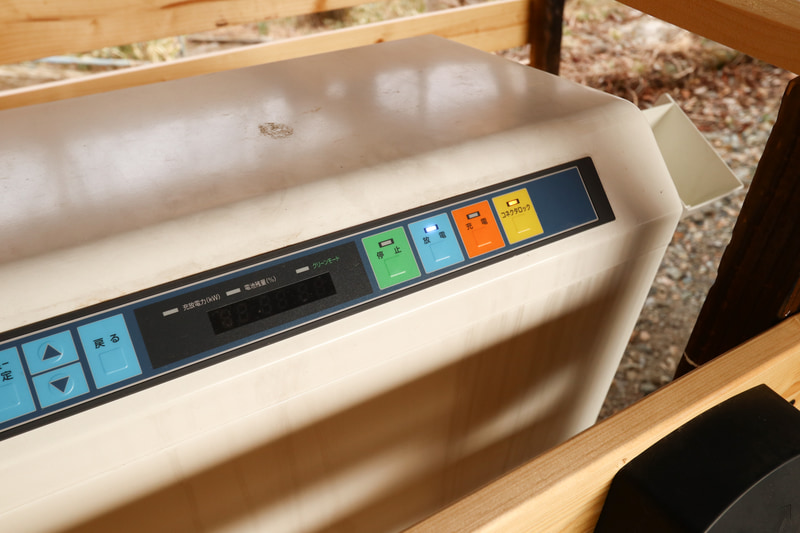 V2Hシステムで「放電」を選ぶと電気自動車のバッテリーから電気が供給される