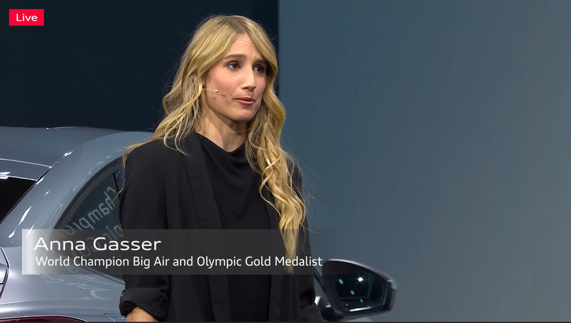 オーストリアの平昌オリンピック/ゴールドメダリスト アンナ・ガッサー氏