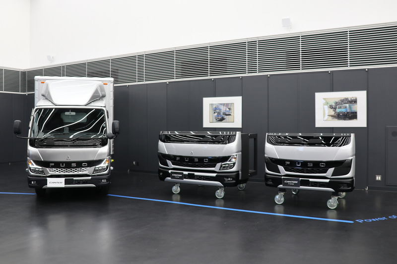 Power of Designのブースにはキャンターが並ぶ