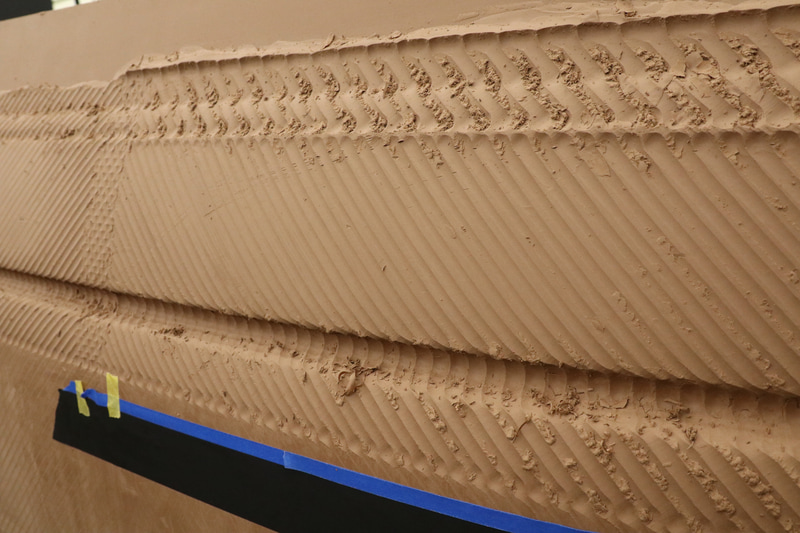 数値制御切削（NC切削）で削ったばかりの状態