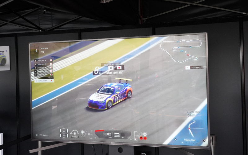 ソニー・インタラクティブエンタテインメントの「グランツーリスモSPORT」を使用