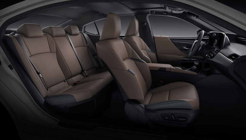 インテリアカラーでは、ヘーゼルを新規に採用するとともに、ブラウン系でグレイッシュなトーンのモーヴを新規開発