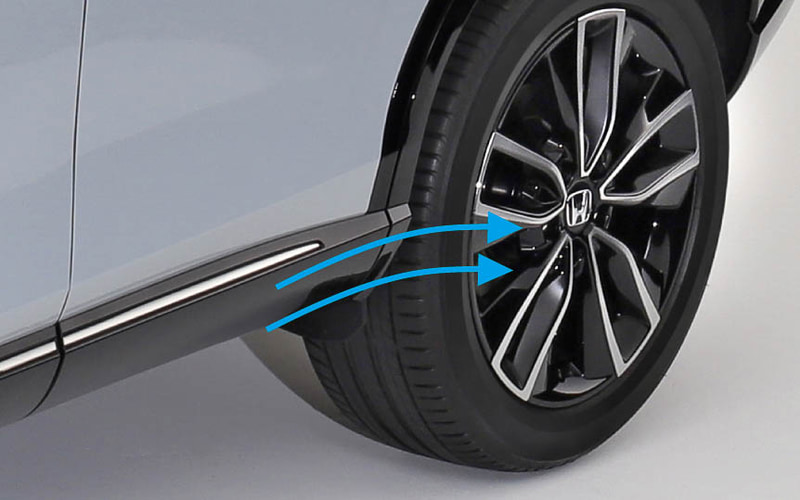 空力性能のイメージ図