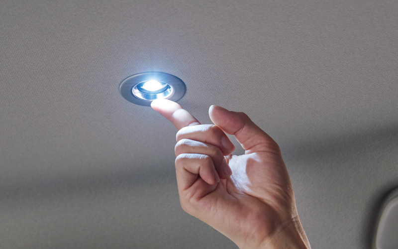 静電タッチ式LEDルームランプ