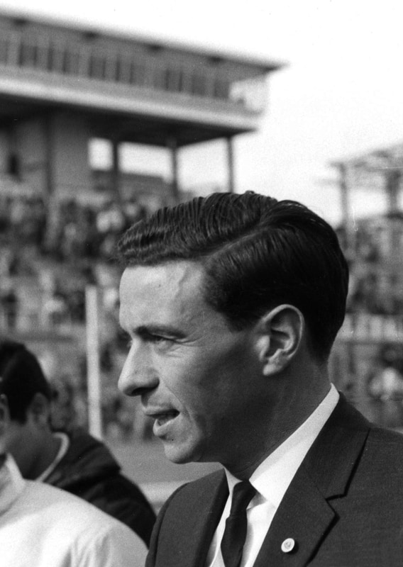 来日したジム・クラーク（富士スピードウェイ提供）