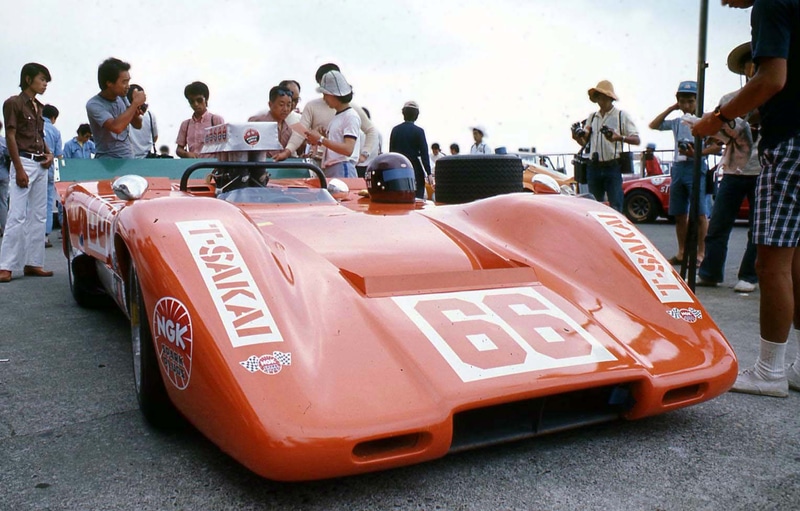 1971年富士GC。初代チャンピオンを獲得した酒井正のマクラーレンM12