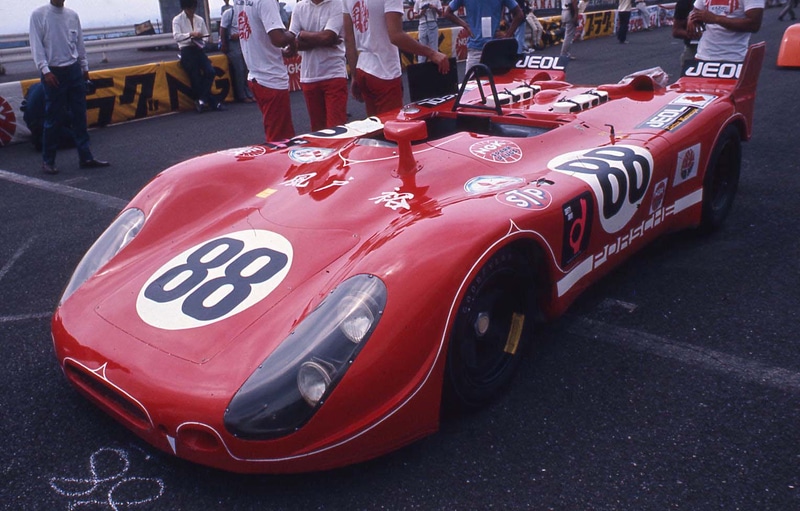 1971年富士GC。風戸裕のポルシェ908MK-II