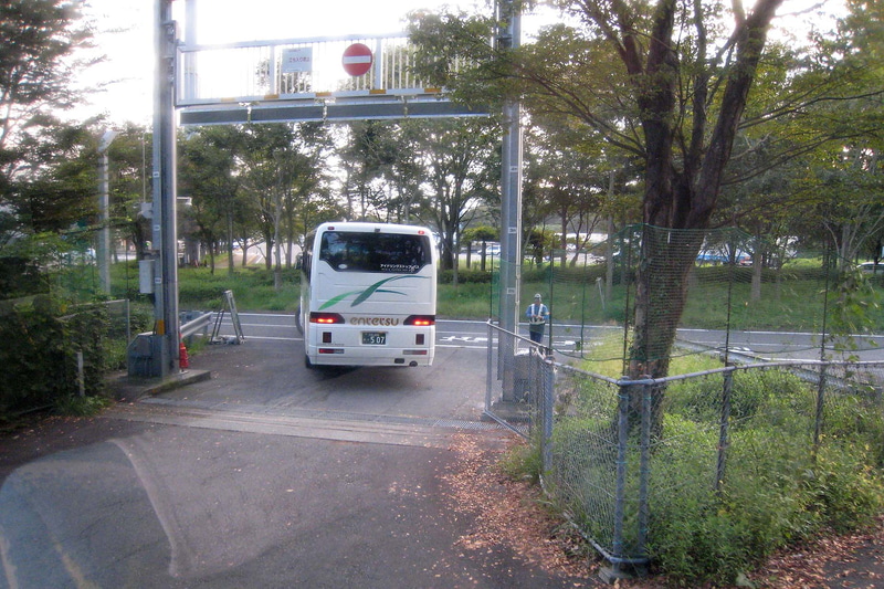 帰路も一般道からSAに入るルート。現在の足柄スマートIC付近