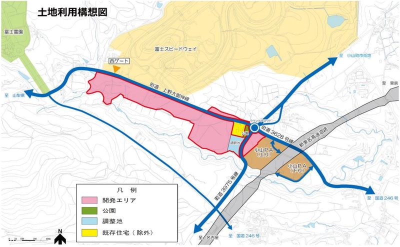 2024年シーズンには富士スピードウェイの目の前にスマートICが設置される。東和不動産が2018年8月27日発表した<a href="https://www.towa-r.co.jp/press/pdfs/000063_1.pdf" class="n" target="_blank">小山パーキングエリア周辺地区に関する資料（PDF）</a>より