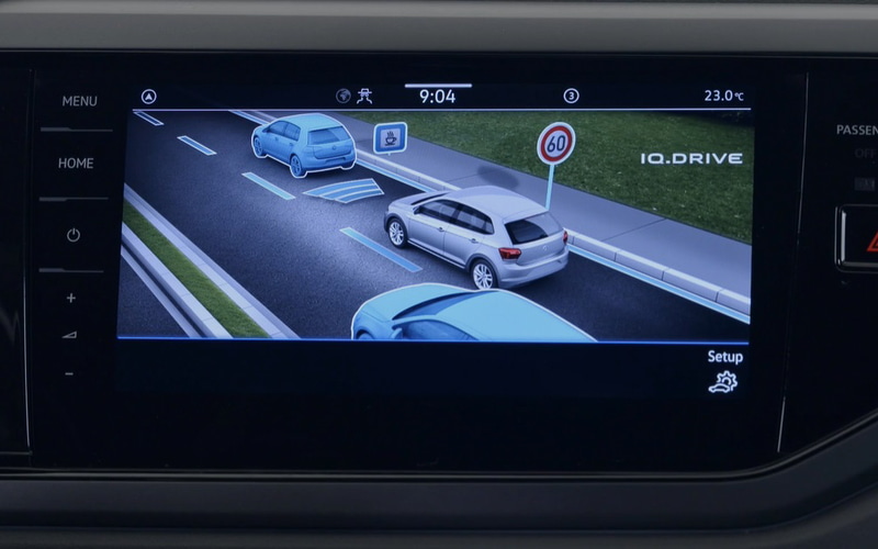 運転支援システム「IQ.DRIVEトラベルアシスト」の設定も