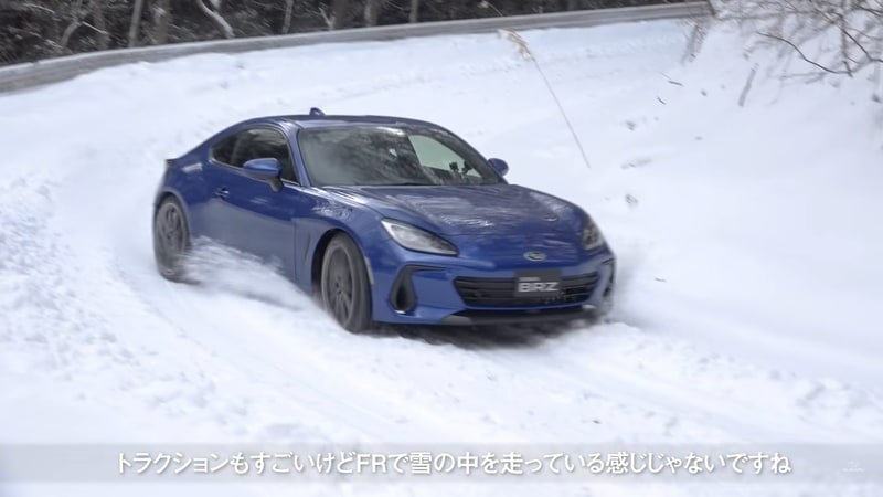 世界の「トシ・アライ」こと新井敏弘選手の新型BRZ雪上走行シーン