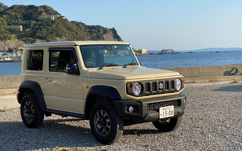 おもしろレンタカー野田本店で借り出した「ジムニーシエラ」の5速MT仕様