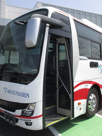 三菱ふそう、名鉄バスへ「エアロエース」折戸仕様車の初号車を納車