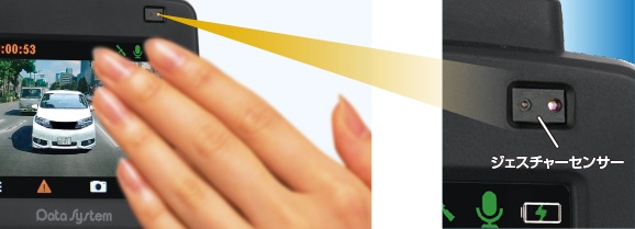ジェスチャーセンサー機能