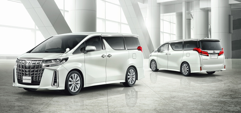 「アルファード」「ヴェルファイア」を一部改良（写真はアルファード）