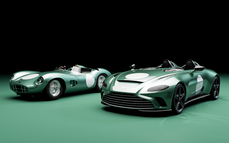 「V12 Speedster」に同社のレーシングカー「DBR1」に敬意を表した専用オプションを装着するモデルを公開