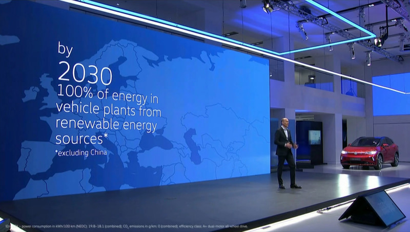 2030年までに自動車工場のエネルギーはすべてを再生可能エネルギー由来