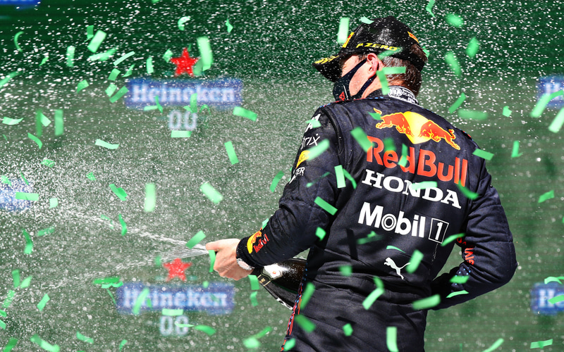 フェルスタッペン選手は2位を獲得　ⒸGetty Images / Red Bull Content Pool