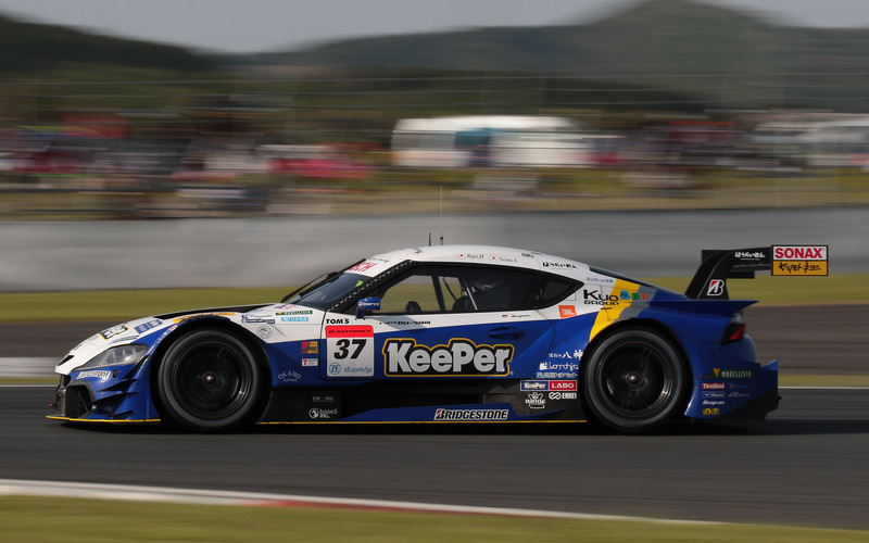 3位に入った37号車 KeePer TOM'S GR Supra（平川亮/阪口晴南組、BS）