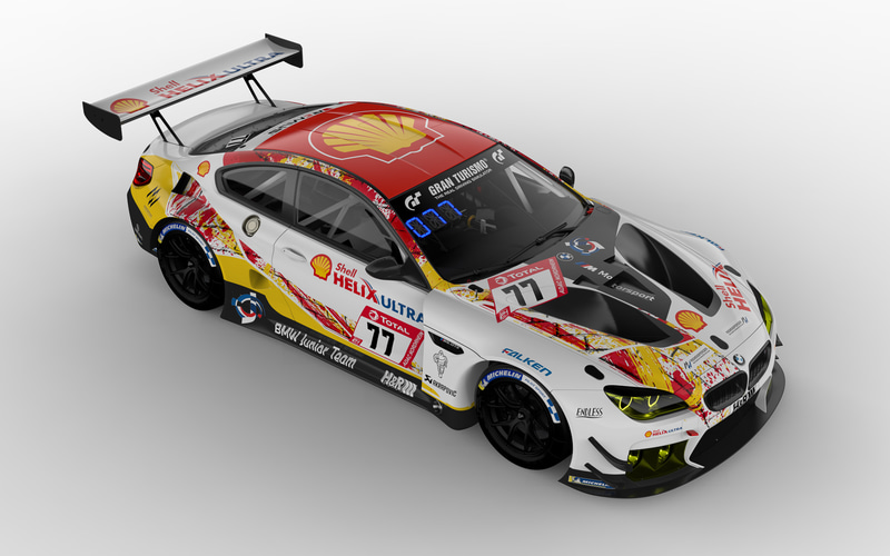 BMWジュニアチームのマシン 77号車