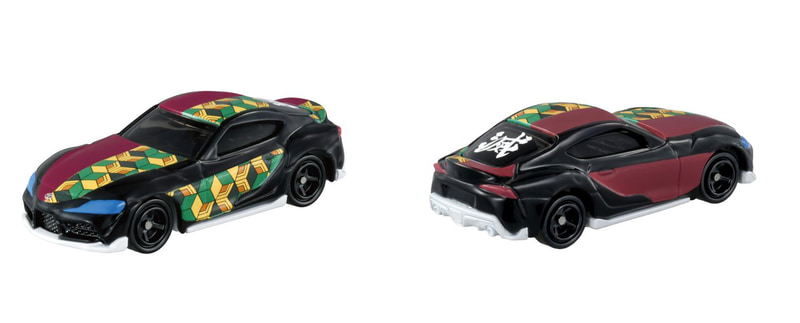 「鬼滅の刃トミカ vol.2 06 冨岡 義勇」車両本体：トヨタ GRスープラ アクション：サスペンション