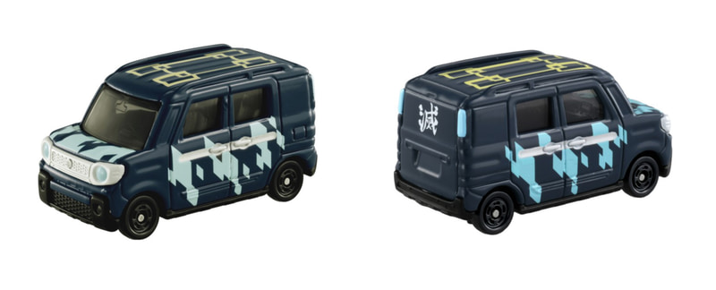 「鬼滅の刃トミカ vol.2 09 時透 無一郎」車両本体：スズキ スペーシア ギア アクション：サスペンション