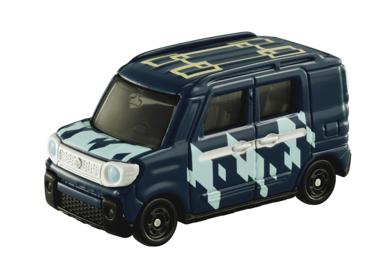 「鬼滅の刃トミカ vol.2 09 時透 無一郎」車両本体：スズキ スペーシア ギア アクション：サスペンション