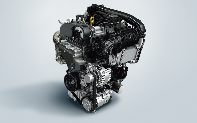 直列4気筒DOHC 1.5リッターターボの1.5TSIエンジン