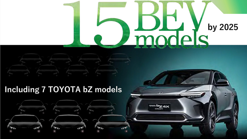 15モデルのBEVを投入していく