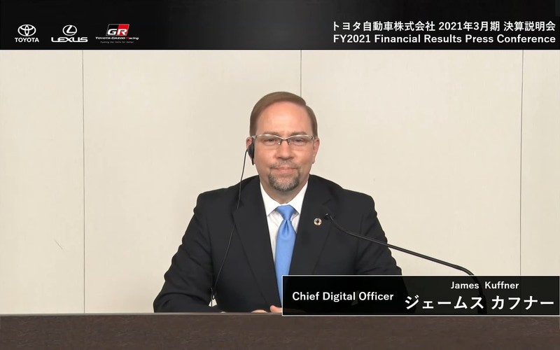 トヨタ自動車株式会社 取締役Chief Digital Officer ジェームス・カフナー（James Kuffner）氏