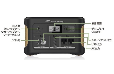 JVCケンウッド、持ち運びやすいサイズの新型「ポータブル電源