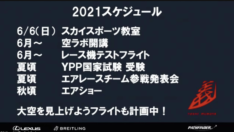 2021年スケジュール