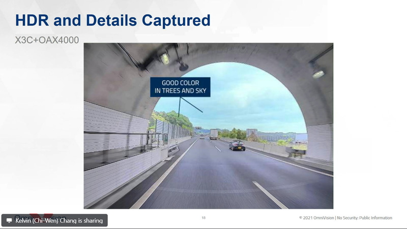 ホワイトアウトなく木や空が見えている（会見より筆者キャプチャー）