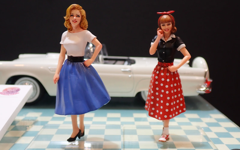 ハセガワ「1/24 50's アメリカン ガールズ フィギュア」