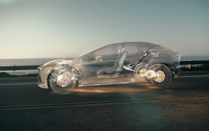 新しい4輪駆動力制御技術「DIRECT4」やステアバイワイヤによって高い運動性能や五感に訴える走りを目指す