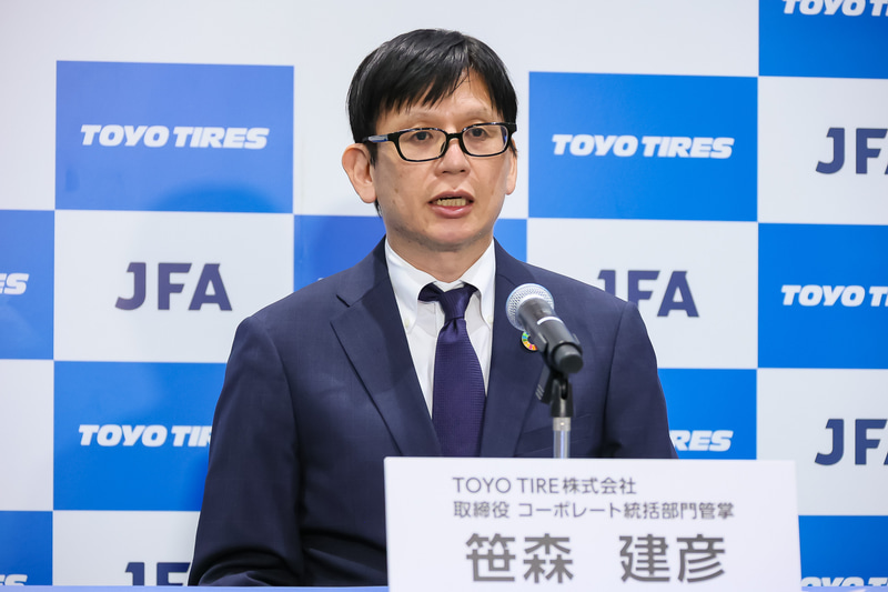 TOYO TIRE株式会社 取締役 コーポレート統括部門管掌 笹森建彦氏