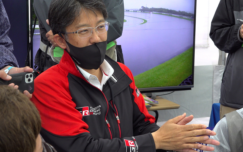水素エンジン車の開発を統括する佐藤恒治GAZOO Racing Company President。レース現場は開発を加速させると語る