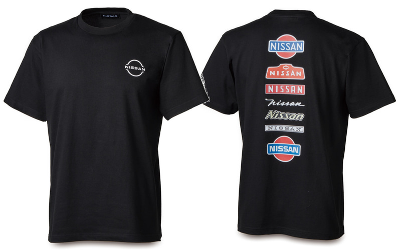 HERITAGE Tシャツ（NISSAN）。サイズはS/M/L/LL/3L。価格3300円