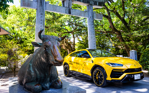 ランボルギーニ、「ウルス」で日本縦断企画「UNLOCK ANY ROADJAPAN