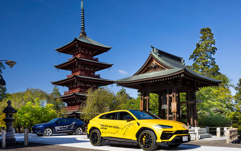 ランボルギーニ、「ウルス」で日本縦断企画「UNLOCK ANY ROADJAPAN