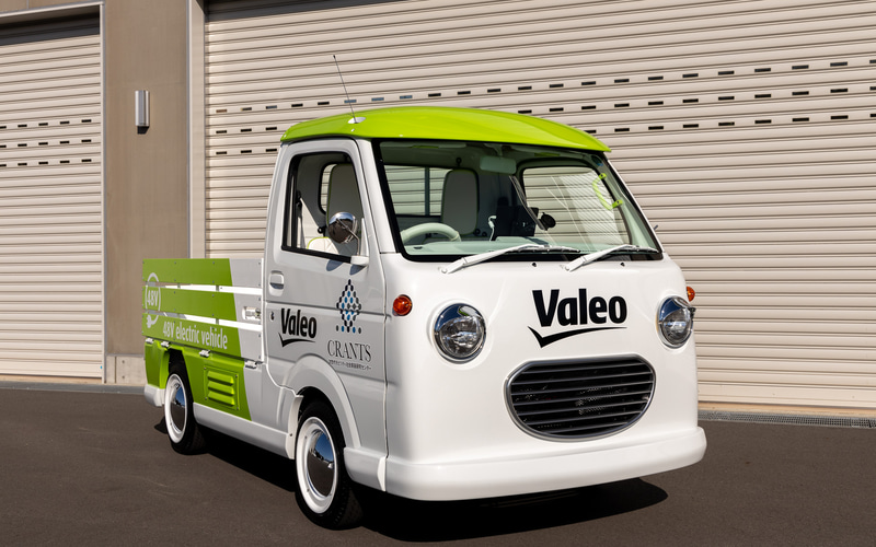 48V四輪駆動電気自動車の軽トラックのデモカー