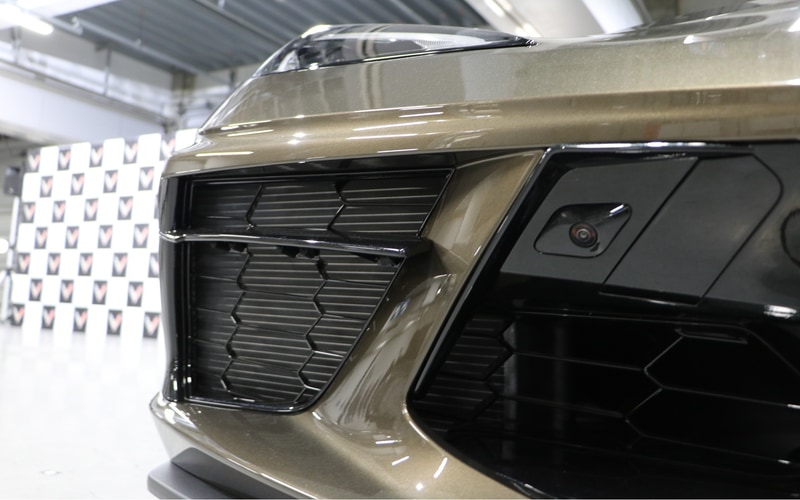 フロント右側ラジエータ