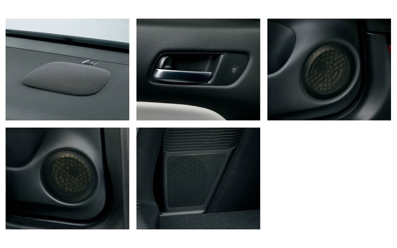 フィットのサイズに合わせて専用設計された独自の「プレミアムオーディオ」を新設定