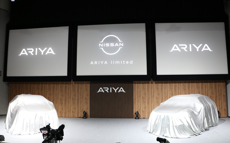 アンベールされた日本専用特別限定車の新型「アリア limited」