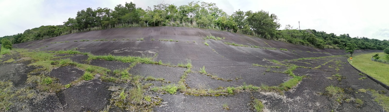 バンクをスマホのパノラマモード撮影してみました