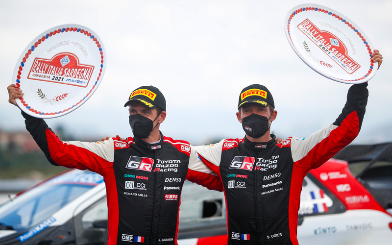 左からジュリアン・イングラシア選手、セバスチャン・オジエ選手