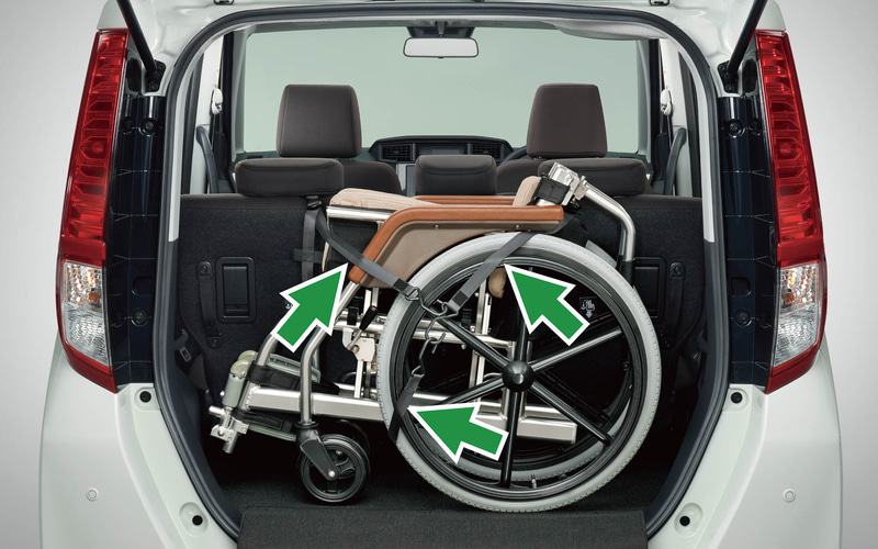 車いす固定装置（ガードマット付き）